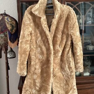 Sans Souci Fuzzy  coat  in Light Brown